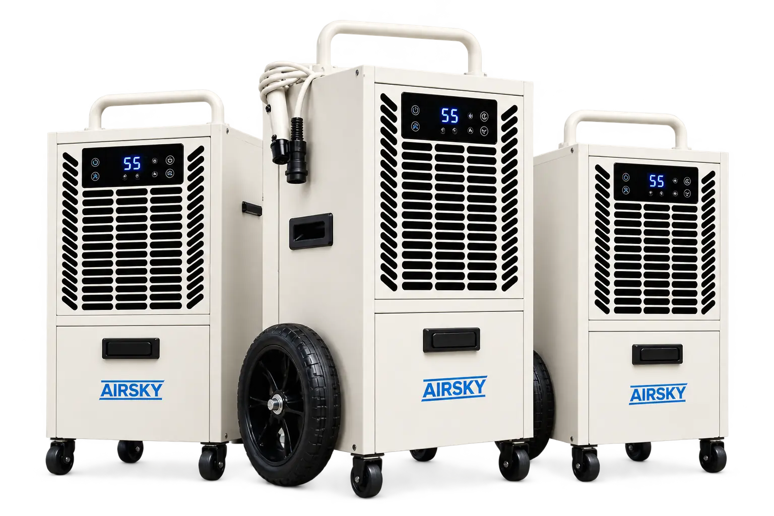 AIRSKY endüstriyel nem alma cihazlarının temsili ürün gösterimi